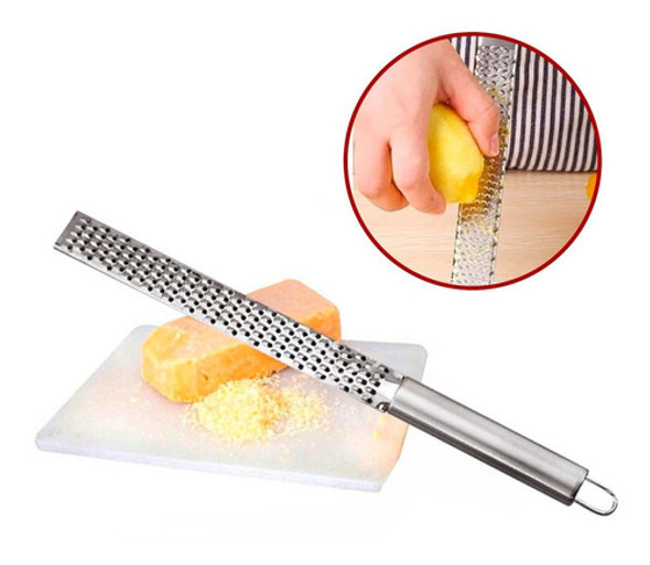 Rallador Profesional Acero Inox. Ajo Queso Coco Jengibre 0 Rallador Profesional Acero Inox. Ajo Queso Coco Jengibre 0