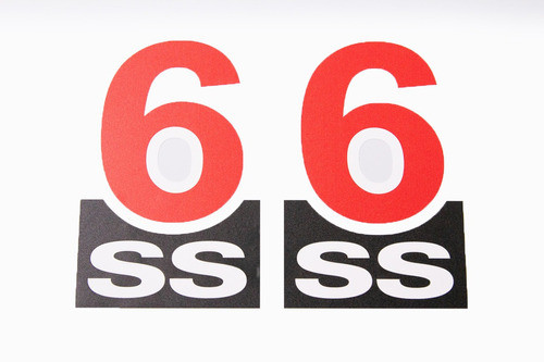 Par Adesivo Emblema Opala Ss6 Paralamas 1976 Opl01 Fgc 0