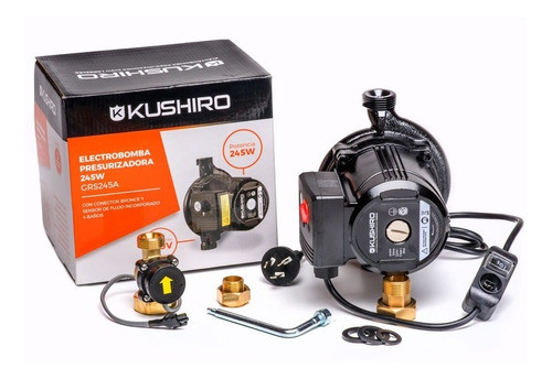 Bomba Presurizadora Elevadora Presion Kushiro 245w 4 Baños 0