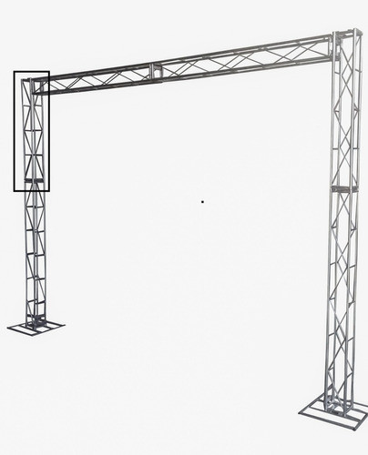 Torre Box Truss Q15 - 1,00 Com Face 1