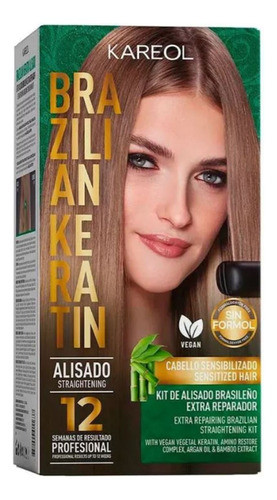 Kit Para Alisado Brasileño Sin Formol Reparador Kareol 1