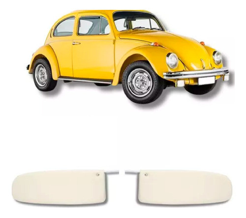 Par Quebra Sol Fusca 59/74 Branco Gelo 0