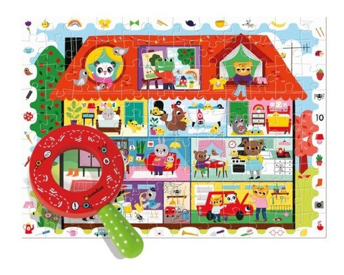 Detective Puzzle En Mi Casa 108 Piezas - Ludattica 1