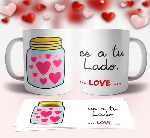 Plantillas Par Tazas Amor Dia Enamorados #5 Sublimacion 0