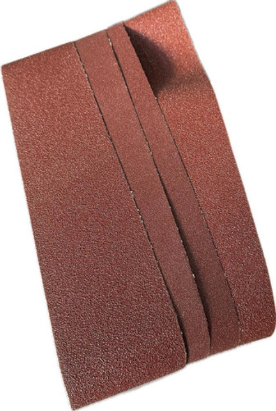 6 Bandas Lijas Oxido Aluminio 100x915 Para Lijadora Banco 0