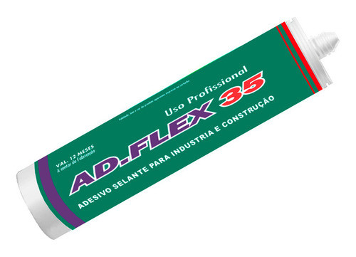 Selante Poliuretano Ad.flex35 Pu Preto Construção 400g 0