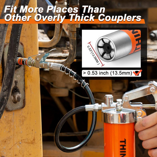 Acoplador Thinkwork De Pistola Engrasadora + Accesorios - 1