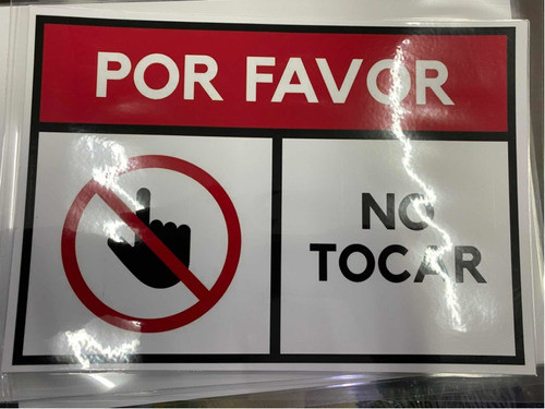 Carteles Plastificados Prohibido Estacionar 21x30 Cm 1