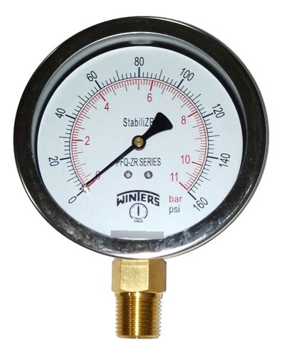 Manómetro Winters 11 Kg/cm2 4  Clase 1,5% 0