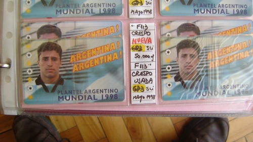 Tarjeta Telef Coleccion Telefonica Argentina F113 Crespo Nue 0