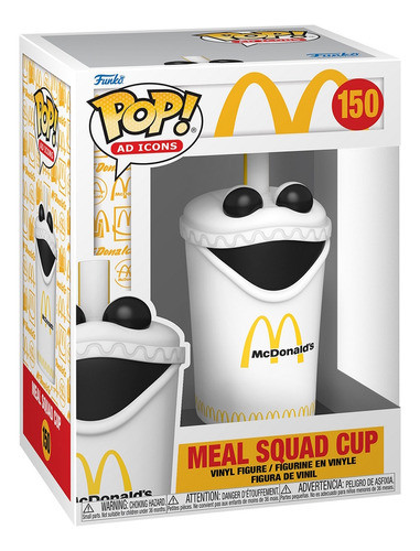 Funko Pop Ad Icons Mcdonalds Meal Squad Cup #150 Original 0