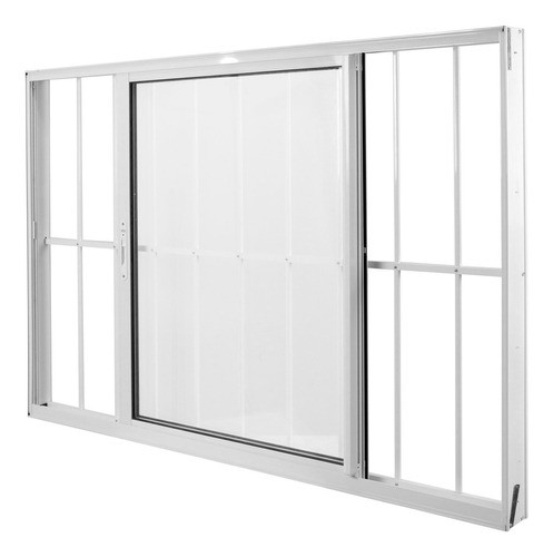Janela De Alumínio De Correr 120x150cm 2 Folhas Com Wt 1