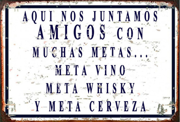 Cartel Chapa Vintage Tipo Antiguo Barbacoa 0