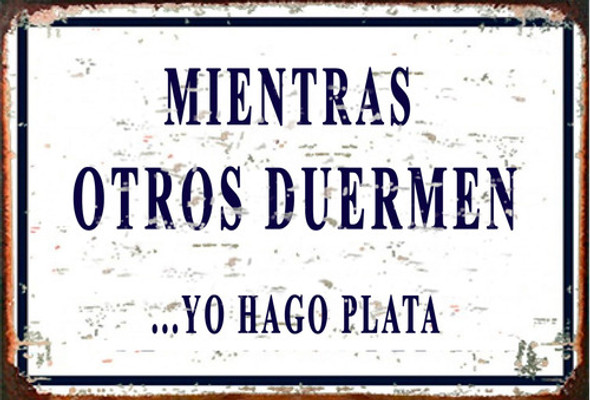 Cartel Chapa Vintage Tipo Antiguo Barbacoa 1