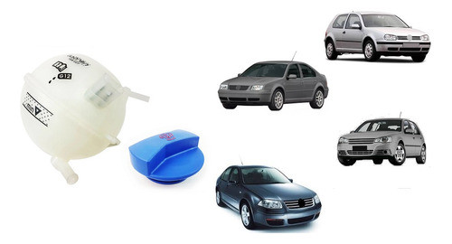 Deposito Agua Refrigerante C/tapa C/sen Para Vw Bora/golf Iv 0