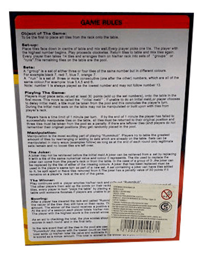 Juego De Mesa Rummikub 1