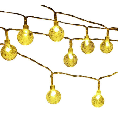 Cadena De Luces Led Cmyk® A Batería P/patio Sendero Jardín 1