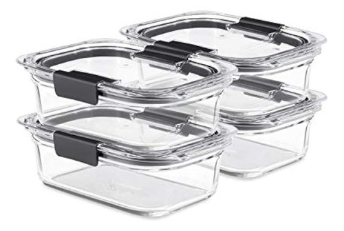 Rubbermaid Brilliance Recipientes De Vidrio Para Almacenamie 0
