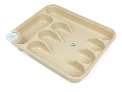 Cubiertero Plastico Marron Crom 0