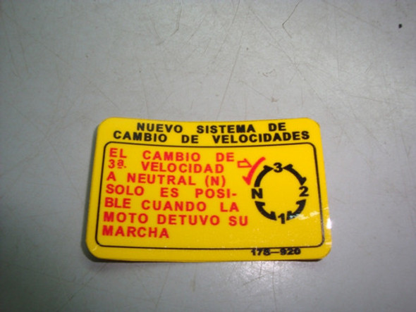 Honda Econo Power C90 Calco Manillar Lado Izquierdo Unico 0 Honda Econo Power C90 Calco Manillar Lado Izquierdo Unico 0