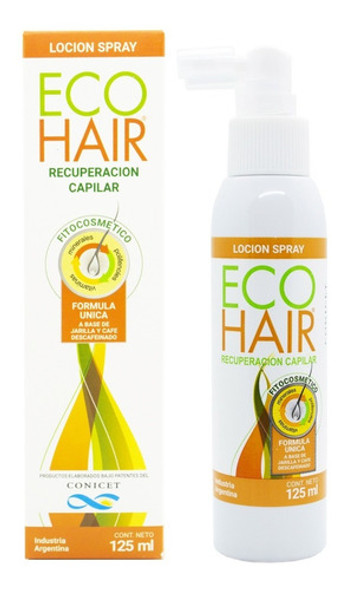 Eco Hair X3 Loción Spray Anticaída Crecimiento Capilar 125ml 1 Eco Hair X3 Loción Spray Anticaída Crecimiento Capilar 125ml 1
