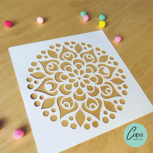 Kit 2 Stencil-stencils Decorativo Reloj - 1