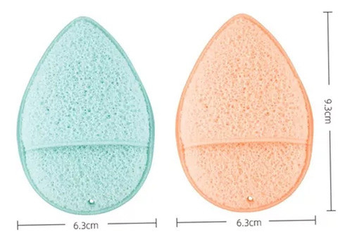Kitx2 Esponja Limpieza Facial Skincare Varios Colores 1