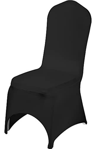 Vevor 50 Fundas Negras Para Sillas De Poliéster Y Elastano, 0