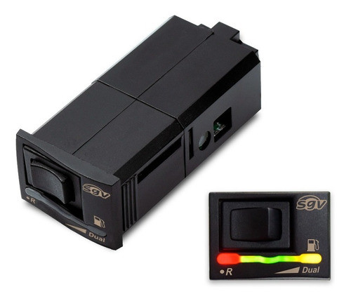 Kit Chave Comutadora Com Manometro Sgv Cn Dual Gnv Original 1