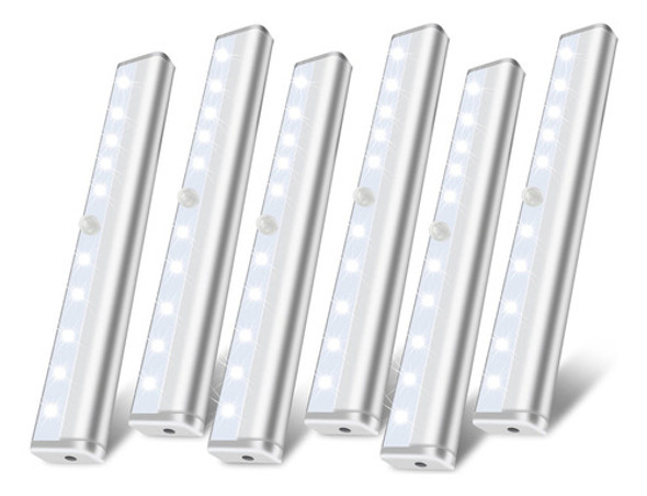 Luz Led Para Armario, 10 Luces Led Con Sensor De Movimiento 0