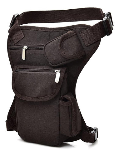 Bolso De Pierna De Lona Para Viajes Senderismo. Cafe 07 0