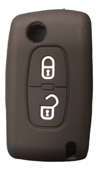 Cubre Llave De Siliconapeugeot  207 Gti - 3008  Black 0