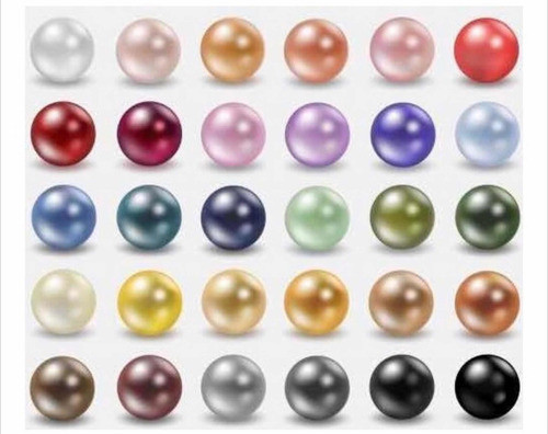 100 Perlas De Vidrio De 10mm De Colores. Oferta! 0