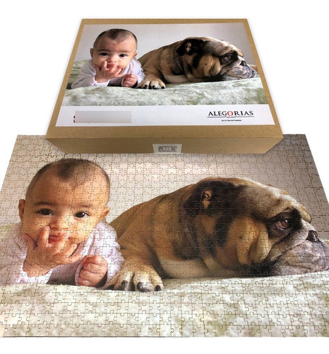 Puzzle Madera Personalizado - 60 X 90 600 Piezas 3cms 0