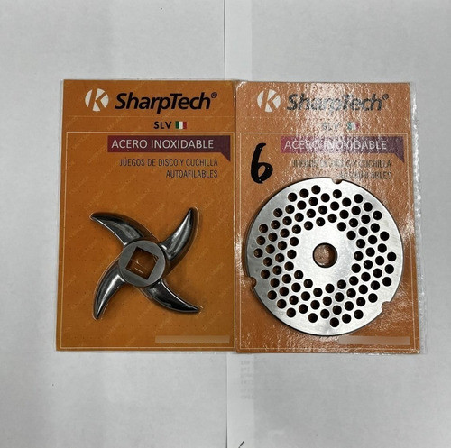 Juego Cuchilla Y Disco Slv Autoafilable Picadora 32 Nro 6 1