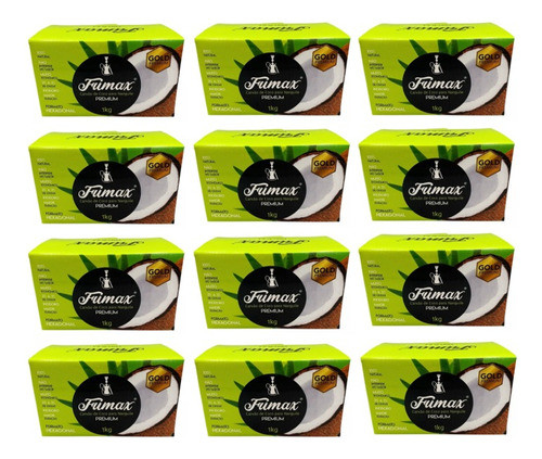 Carvão Fumax Premium Para Narguile Hexagonal 12 Kg Original 0