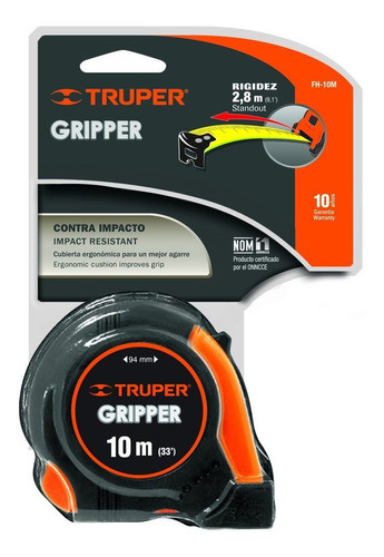 Cinta Métrica C/impacto 3m X 1/2  Truper Fh-3m - Ynter Indus 0