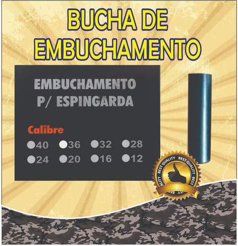 Bucha De Embuchamento Para Espingarda - Calibre 32 1