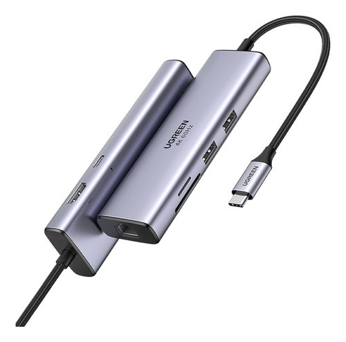 Hub Adaptador Usb-c Ugreen 7 Em 1 Hdmi Resolução 4k A 60hz 0
