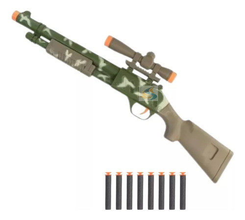 A01 Escopeta Carabina Arma Kid Mira Dardo Mola Pressão Rifle 0