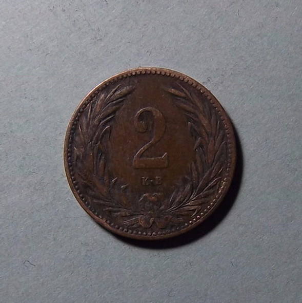 Hungría 2 Filler 1902 Muy Bueno Km 481 0 Hungría 2 Filler 1902 Muy Bueno Km 481 0