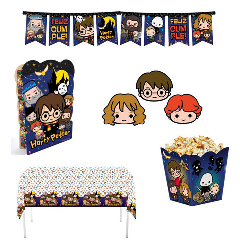 Combo 1 Cotillón - Harry Potter - Licencia Oficial 0