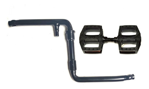 Kit  Para  Bicicreta  Pe De Vela Monobloco E Pedal Nylon R.f 0