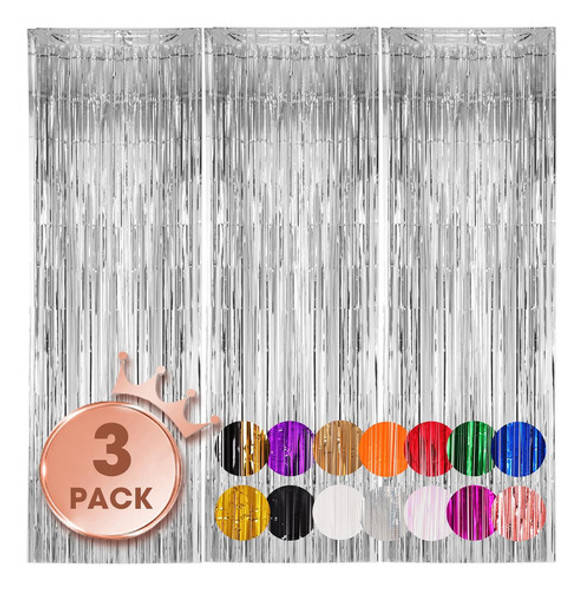 Telón De Lentejuelas Plateadas, 100x250 Cm, Para Decorar Fie 0