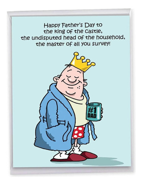 Nobleworks - Jumbo Fathers Day Card Funny (8.5 X 11 Inch) - 0