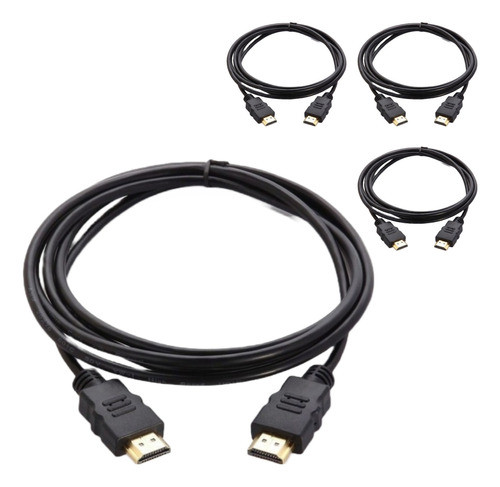 Pack X5 Unidades Cable Hdmi 1,5 Mts 0
