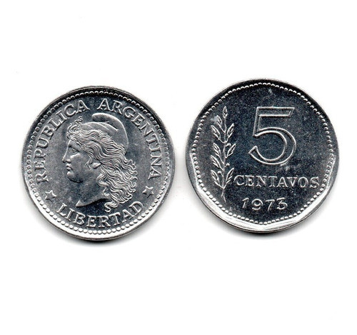Argentina Moneda 5 Centavos Año 1973 Sin Circular 0