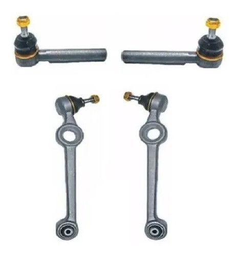 Kit 2 Brazos De Rotula + 2 Extremos Fiat 147 (86-92) 0