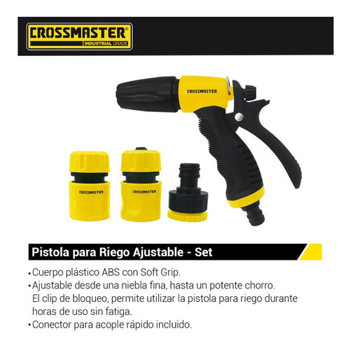 Pistola Para Riego Ajustable Crossmaster En Set 1