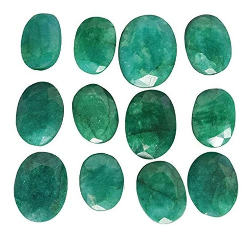 Oferta Especial 60 Ct12 Piezas Natural Oval Corte Colombiano 0